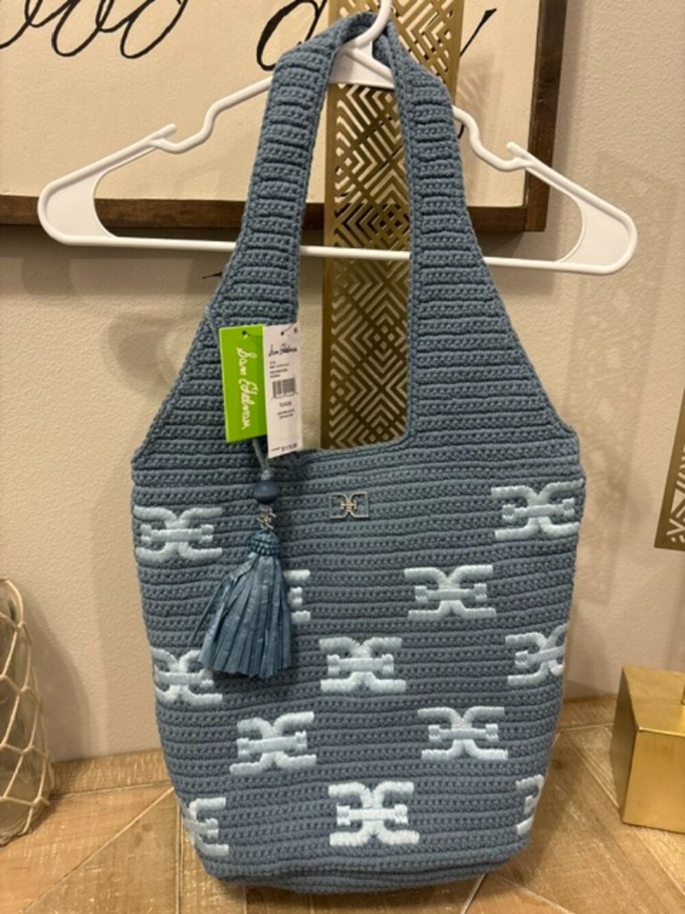 Sam Edelman April North/South Woven Tote Bag